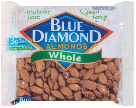 Blue Diamond Whole Almonds 8 Oz Bag by Ayesha I. | Influenster | Blue ...