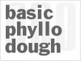 Basic Phyllo Dough Recipe from CDKitchen