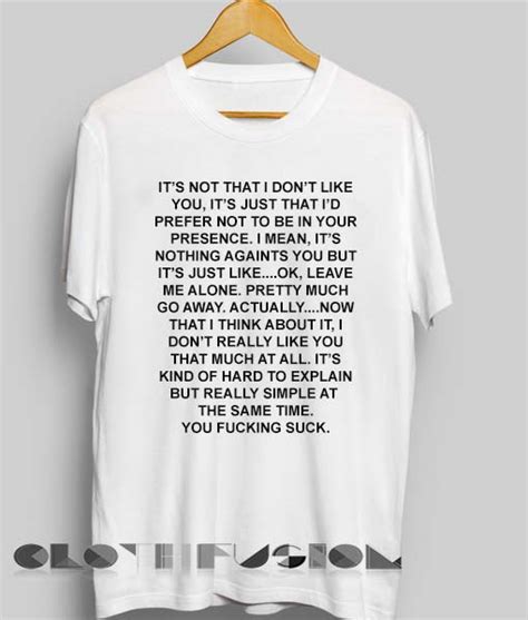 Unisex Premium Just Saying Quotes T shirt Design Clothfusion