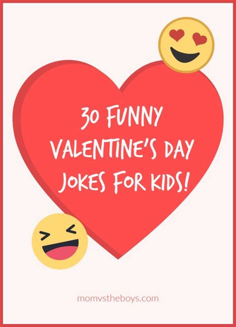 Funny Valentine's Day Jokes for Kids – Mom vs the Boys | Valentines day ...