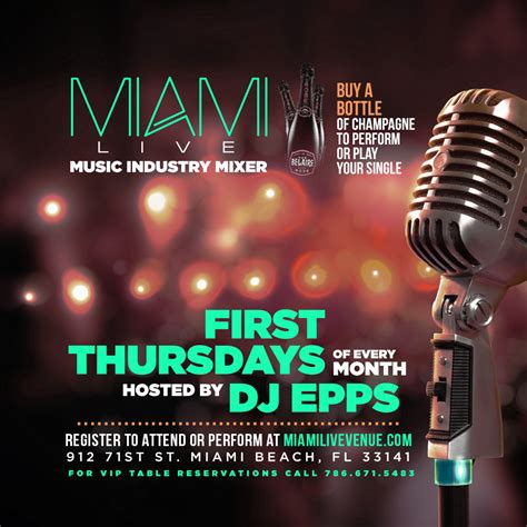 Miami Live Music Venue Hosts New Open Mic Night ‘First Thursdays’