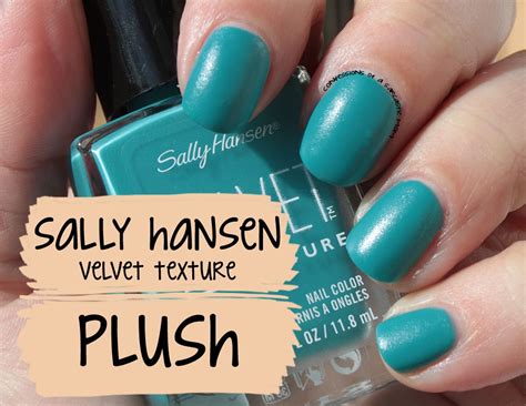 Sally Hansen Velvet Texture Plush! | CoaSMom | Velvet textures, Nail swatch, Sally hansen