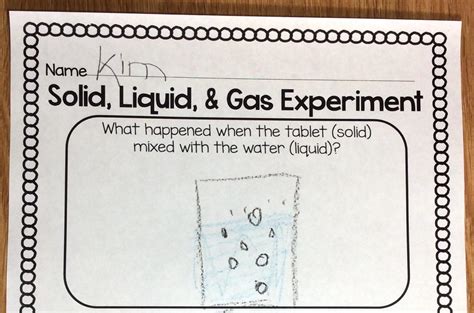 solid liquid gas science - Lessons for Little Ones by Tina O'Block