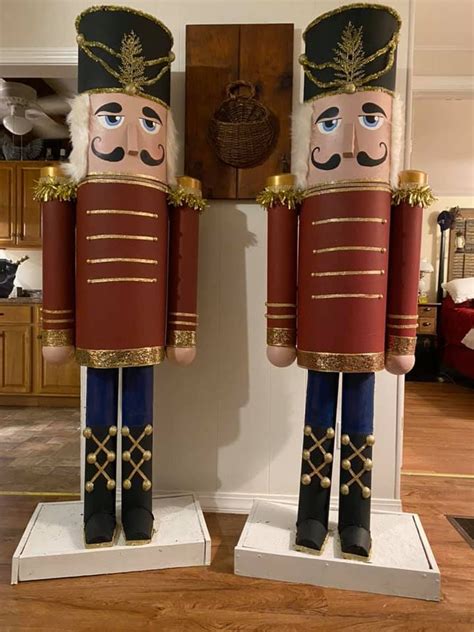 6 1/2 Foot Nutcracker Instructions ..face Template and Supply List. This Listing is a DIGITAL ...