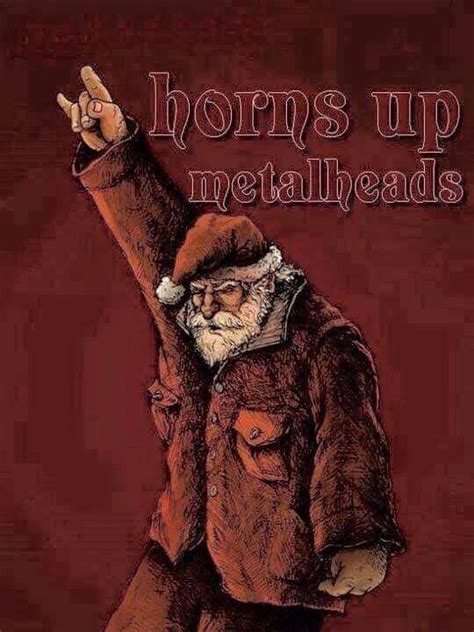 Metal Santa in 2019 | Heavy metal christmas, Music, Metal horns