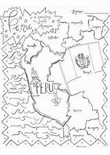 Peru A Coloring Sheet By Art With Mrs Olson  Teachers Pay sketch template