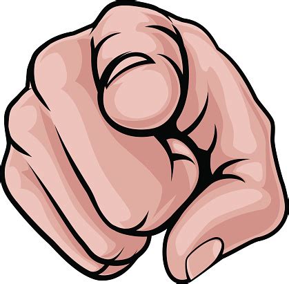 Cartoon Finger Pointing At You - ClipArt Best
