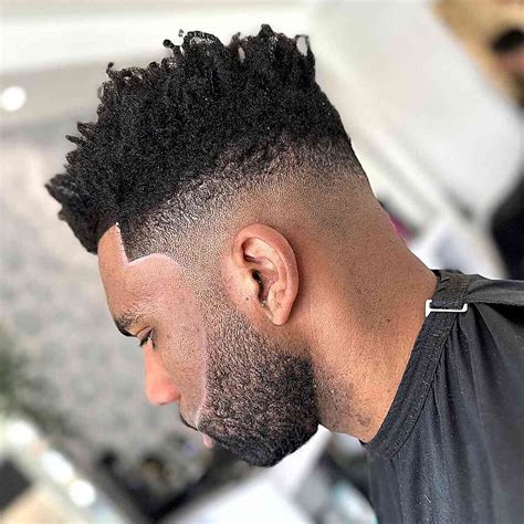 High Top Fade Haircut For Black Men