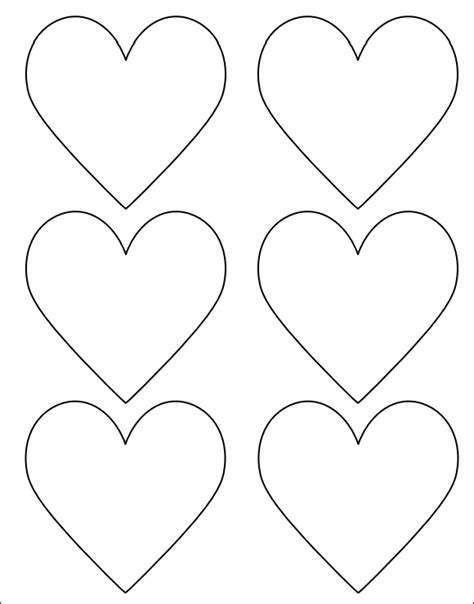 Heart Cutouts Printable