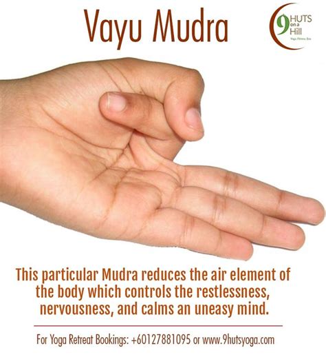 Vayu Mudra (Mudra of Air) !!! | Mudras, Yoga quotes, Yoga retreat