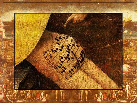 The butt song in Hieronymus Bosch's painting