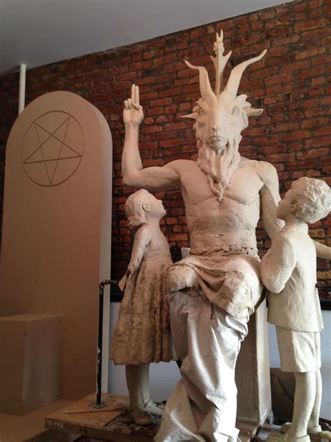 Satanic Temple's statue of Satan under way