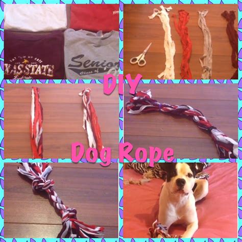 DIY Tshirt Dog Rope Toy - make toys for animal shelter? Diy Rope Toys For Dogs, Diy Dog Toys, T ...