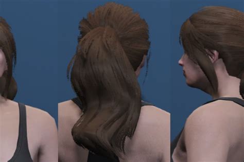 Long Bun Hair - Custom haircut for MP Female [SP / FiveM] - GTA5-Mods.com