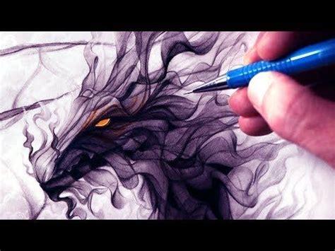 Let's Draw a SMOKE DRAGON - FANTASY ART FRIDAY - YouTube | Dragon drawing, Smoke drawing, Dragon art