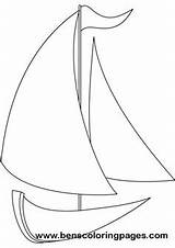 Yacht coloring pages sketch template