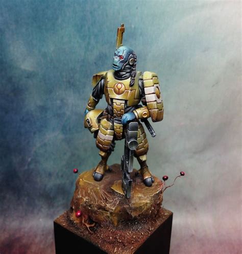 Tau Fire warrior 54mm by Robert "Rogland" Carlsson · Putty&Paint