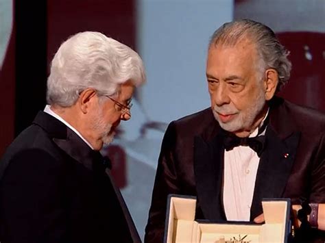 Cannes: Francis Ford Coppola presents 'Star Wars' creator George Lucas with honorary Palme d'Or ...