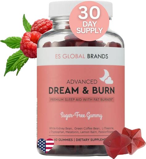 Amazon.com: Dream & Burn Sleep Aid Gummy, Appetite Suppressant for ...