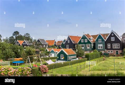 Colorful houses in historic village Marken, Netherlands Stock Photo - Alamy