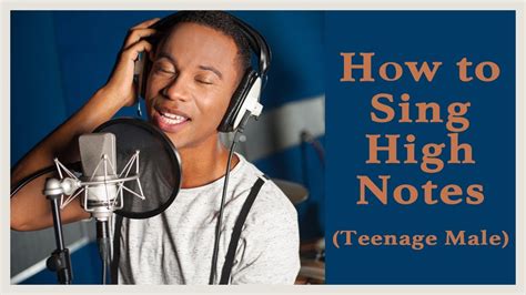 How To Sing High Notes (Teenage Male) - YouTube