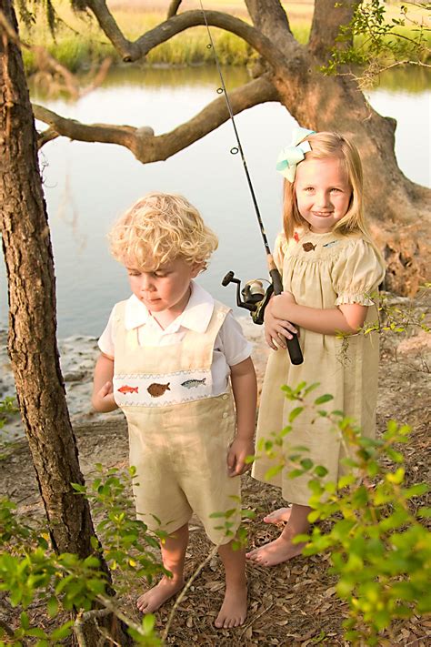 Sportfishing Season is Here! - childrens clothing smocked heirloom bishop gowns