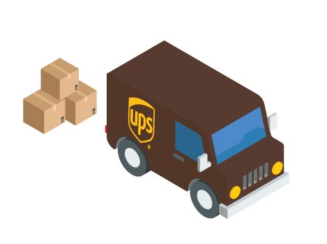 Ups Truck Png