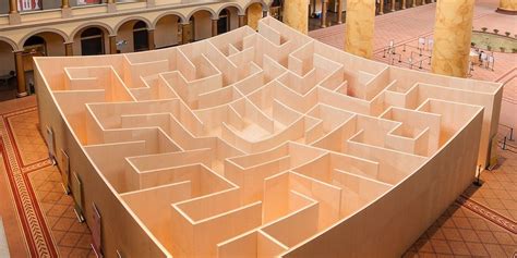 A BIG Maze Inspired By Ancient Labyrinths Takes Over A Museum | Labyrinth, Maze, Ancient