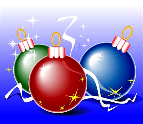 Clipart - Christmas balls