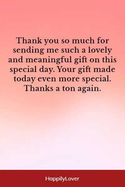 108+ Thank You Messages For Gift: Words of Appreciation - Happily Lover