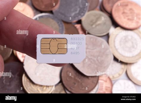 European SIM Card Stock Photo - Alamy