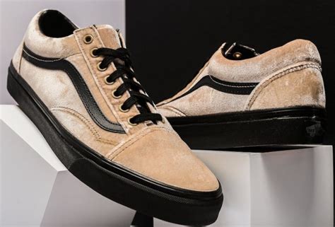 Vans Old Skool Velvet Tan Black - Sneaker Bar Detroit