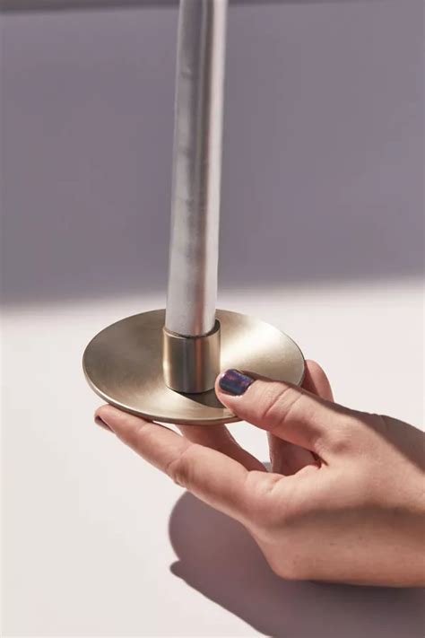 Simple Metal Taper Candle Holder | Urban Outfitters