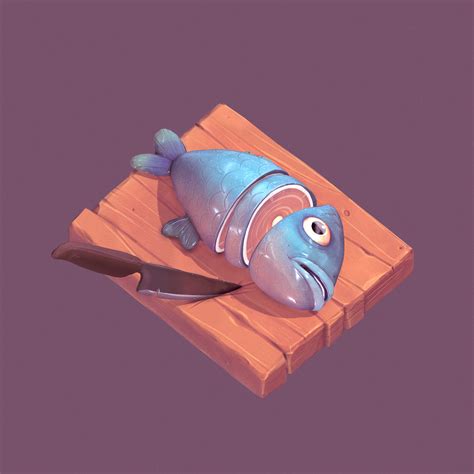 Prop Design, Game Design, Props Art, Game Props, Anime Chibi, Fish Model, Fish Icon, 2d Game Art ...