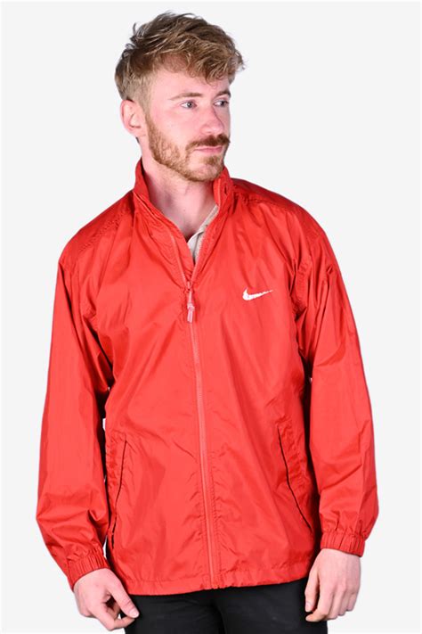 Vintage Nike Red Windbreaker Jacket | Size S - Brick Vintage