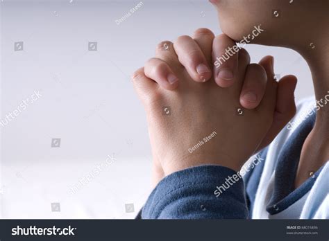 Small Boy Praying Before Going Bed Stock Photo 68015836 | Shutterstock