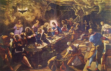 Ultima Cena. Tintoretto. 1594. Venezia, Chiesa di San Giorgio Maggiore | Dipingere idee, Ultima ...