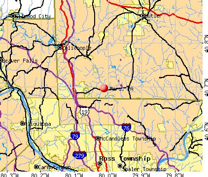 Mars, Pennsylvania (PA 16046) profile: population, maps, real estate, averages, homes ...