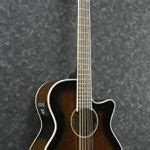 Ibanez AEG 12-String Acoustic-Electric Guitar Dark Violin Sunburst ...