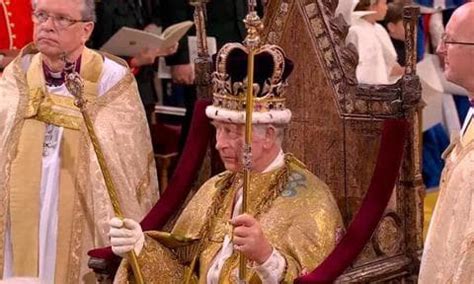 King Charles III crowned as King of England