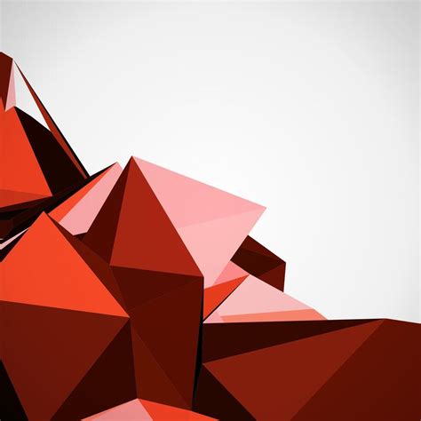 Red Abstract Shapes on White Background 42394334 Vector Art at Vecteezy