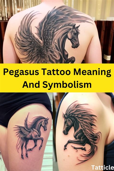 Pegasus Tattoo Meaning and Symbolism - Tatticle