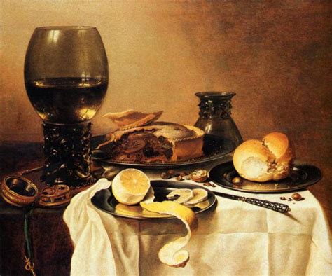 Famous Still Life Paintings By Dutch Artist Pieter Claesz