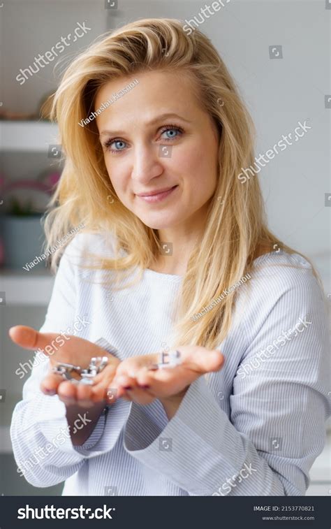 Seamstress Holds Sewing Machine Parts Hands Stock Photo 2153770821 | Shutterstock