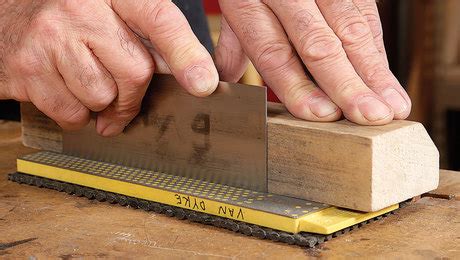 Learn a fast, reliable way to sharpen a card scraper - FineWoodworking