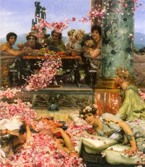 The Roses of Heliogabalus by Alma-Tadema (1888) Ancient Rome, Ancient Art, Lawrence Alma Tadema ...