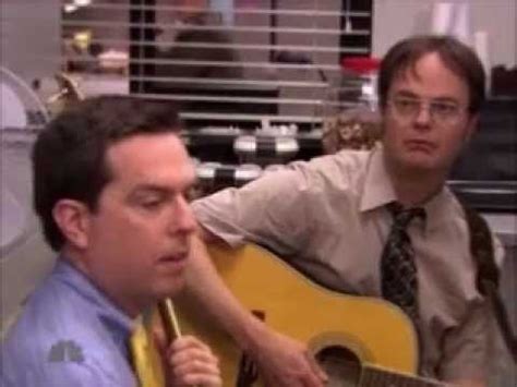 The Office - Dwight & Andy Singing - YouTube