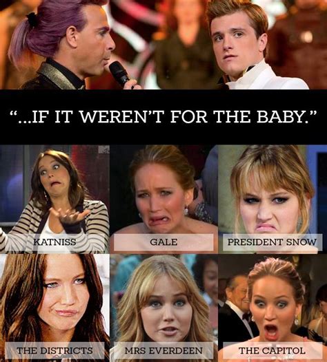 #Baby #expressed #Jennifer #Lawrence #Reactions in 2020 | Hunger games humor, Hunger games memes ...