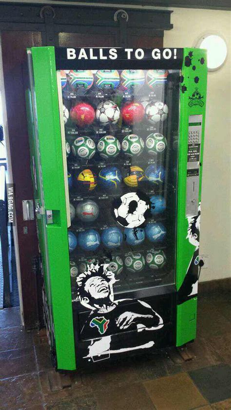 Soccer ball vending machine in South Africa - 9GAG