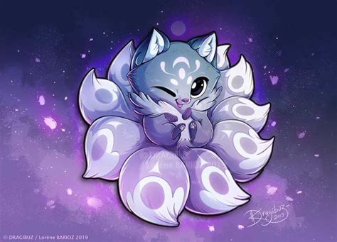 Baby Kitsune by https://www.deviantart.com/dragibuz on @DeviantArt | Kawaii drawings, Cute ...